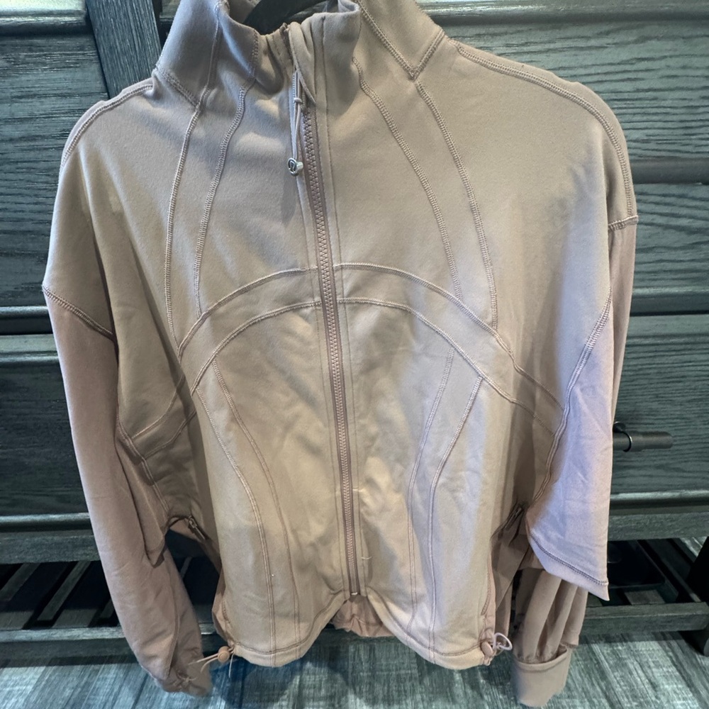 Lululemon Athletica Tan Bomber Jacket